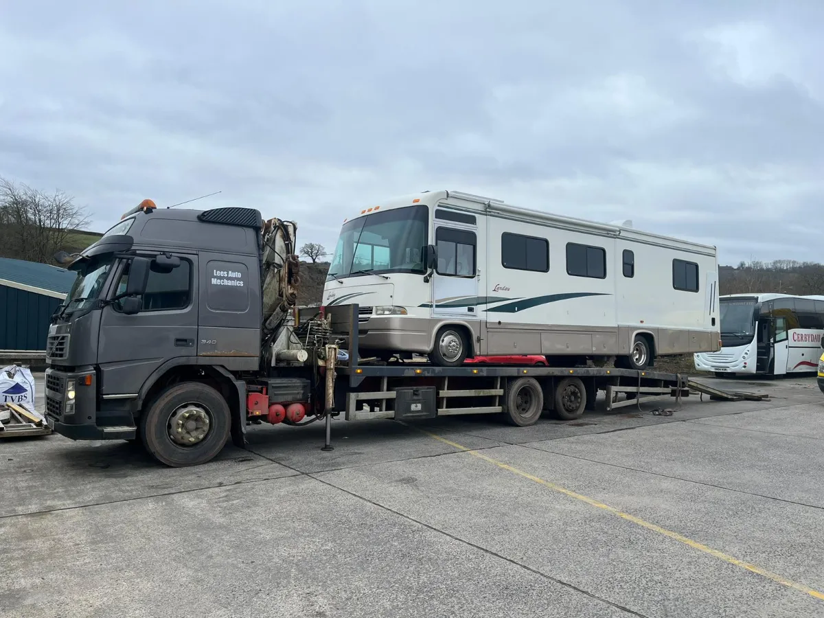 West Wales Recovery truck at work