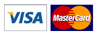 Visa and Mastercard accepted